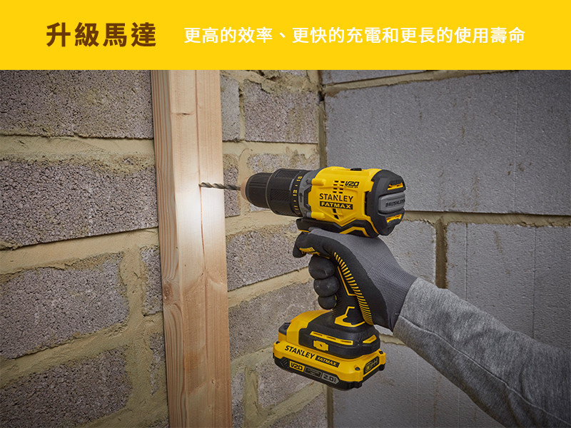 20V 無刷震動電鑽(雙電2.0Ah) SBD715D2K