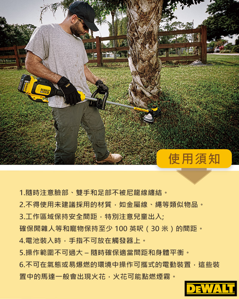 20V 無碳刷13"割草機(空機) DCST920