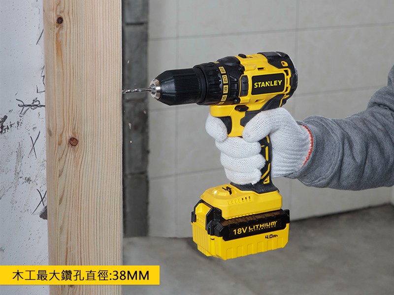 20V 鋰電無碳刷電鑽調扭起子機 SBD201D2K