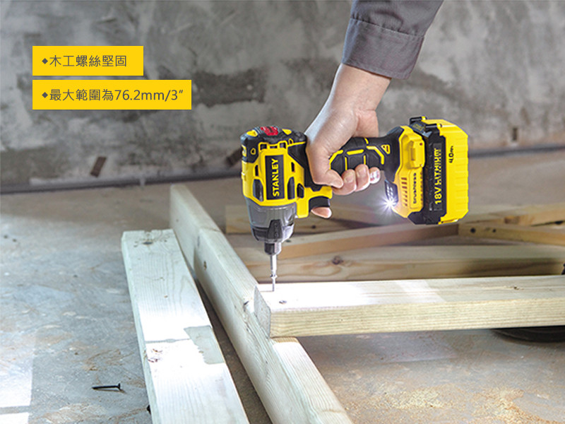 20V 鋰電無碳刷衝擊起子機 SBI201D2K