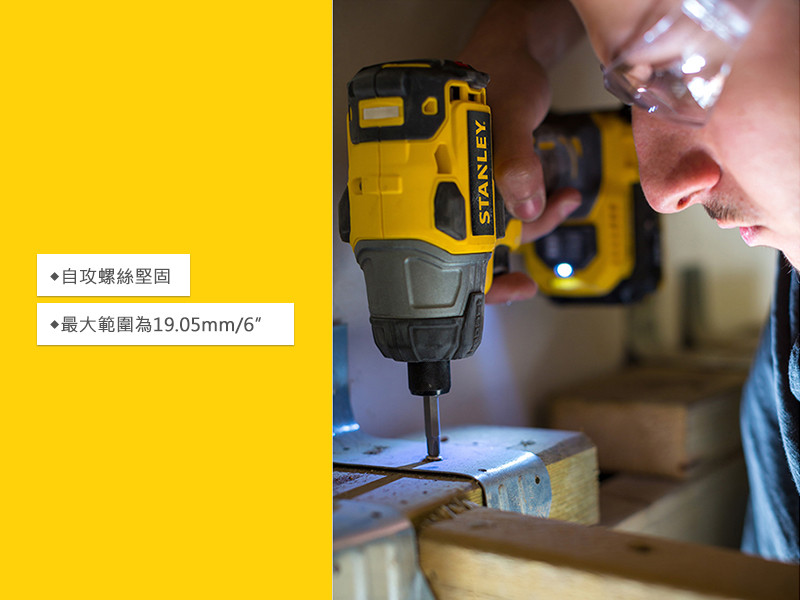 20V 鋰電無碳刷衝擊起子機 SBI201D2K