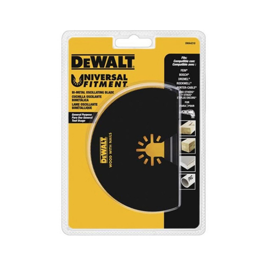 美國 DEWALT 得偉 磨切機配件BIM 非鐵金屬、帶釘木材、木材、PVC用 DWA4210