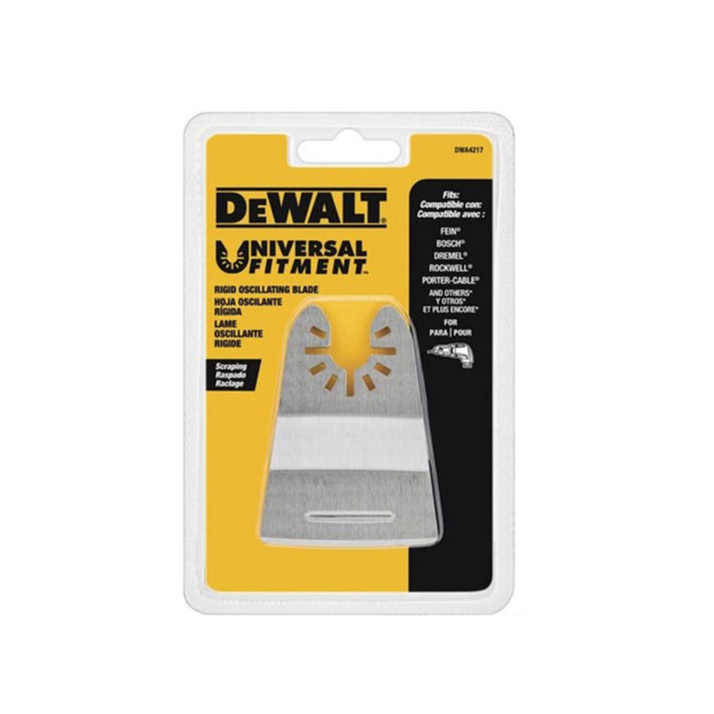 美國 DEWALT 得偉 磨切機配件 去除砂漿、磁磚膠、矽力康膠用刮刀 (DWA4217)