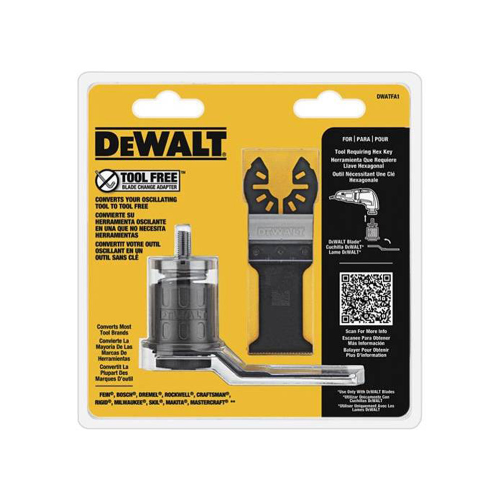 美國 得偉 DEWALT 磨切機配件 快速替換刀片轉換器 DWATFA1
