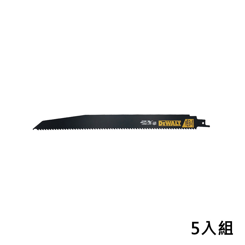 美國 得偉 DEWALT 12x6T雙金屬2X軍刀鋸片(木工用) DWA41612 (5入)