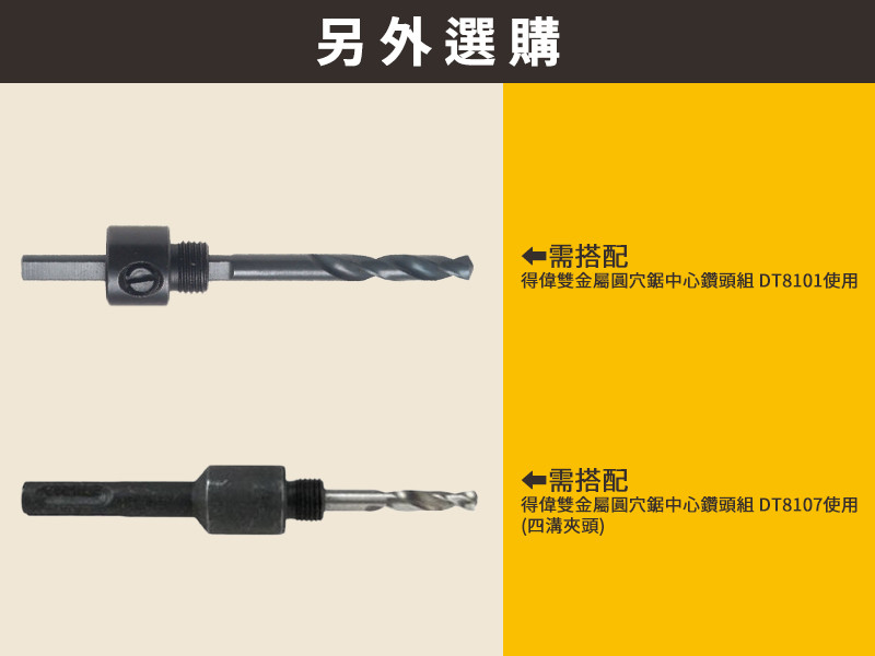 雙金屬圓穴鋸 19x38mm DT8119-QZ