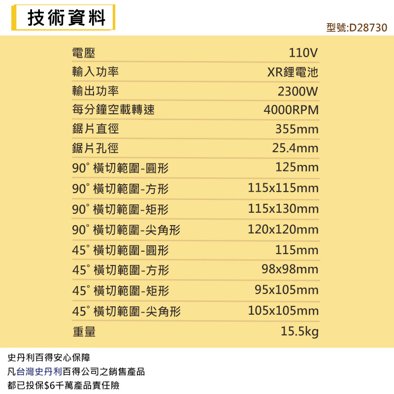 2300W 14金屬切斷機 D28730-TW