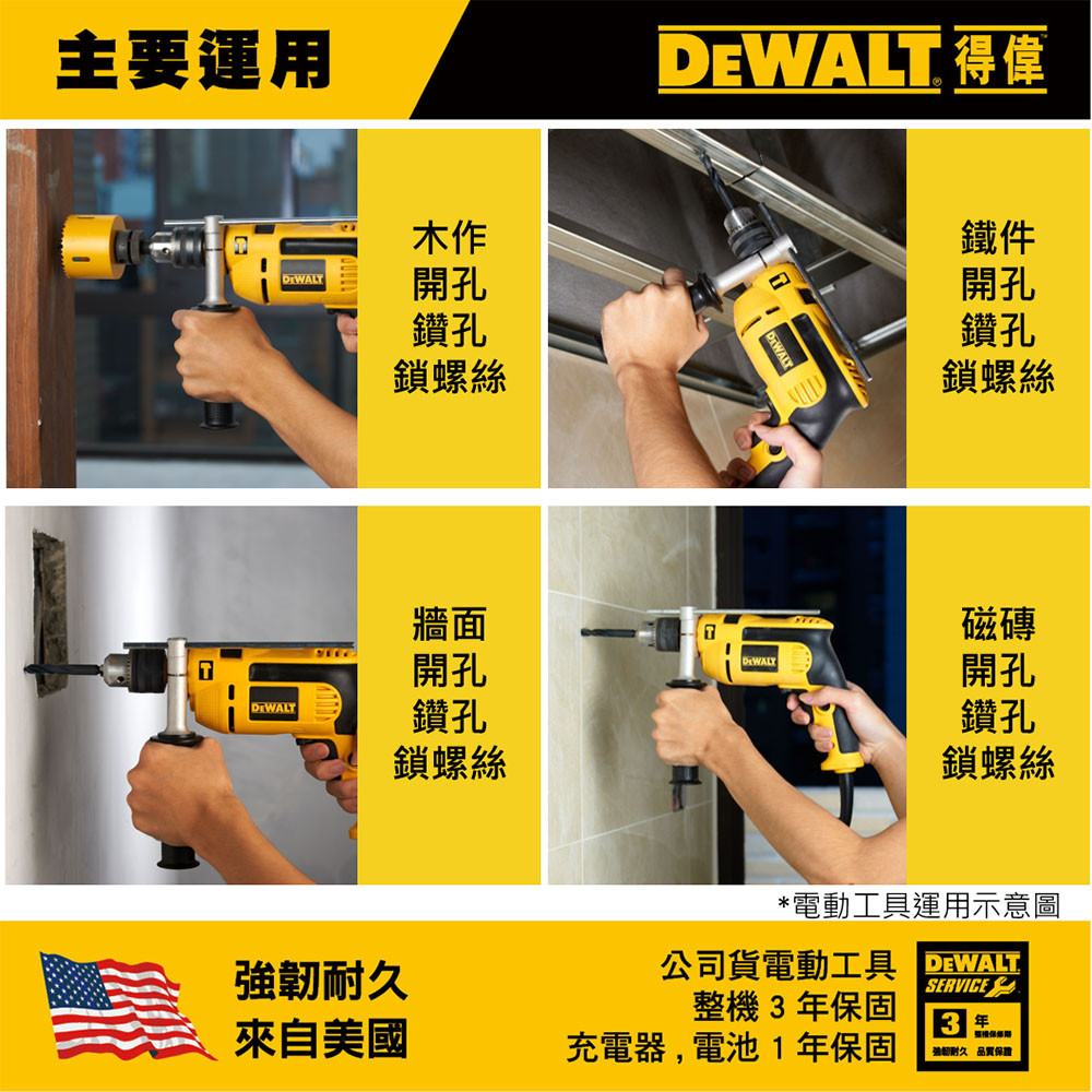 750W四分震動電鑽 D025