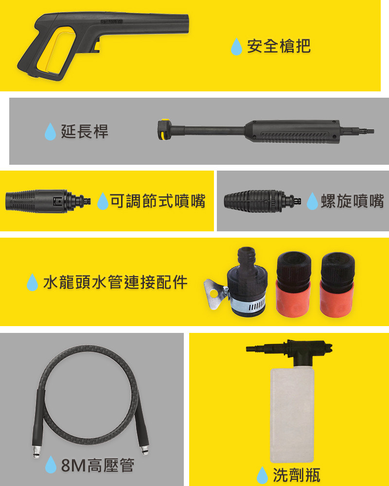 美國 史丹利 STANLEY 130bar 感應式高壓清洗機 SW21