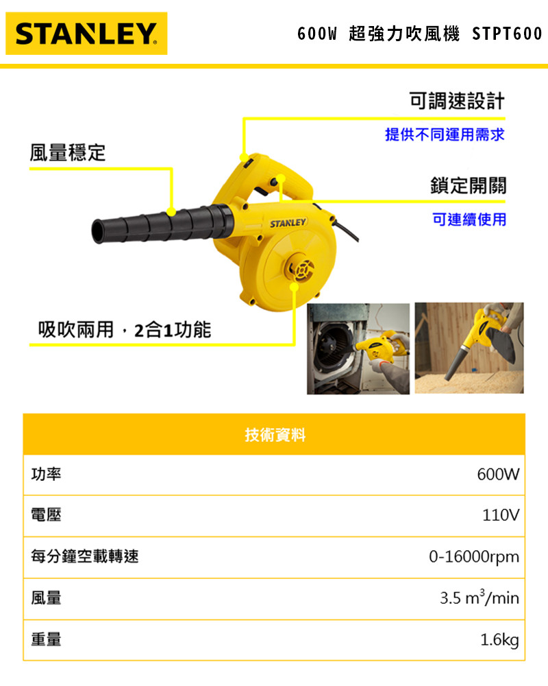 600W 超強力吹風機 STPT600