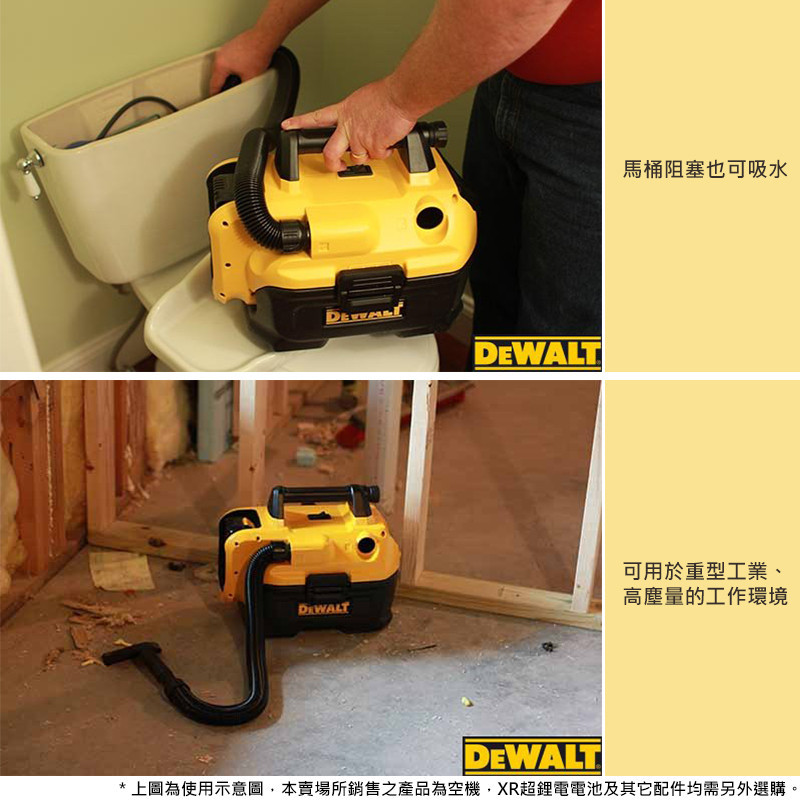 20V 充電式乾濕兩用吸塵器 空機 DCV580N